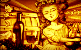 发布会沙画视频《castel葡萄酒》