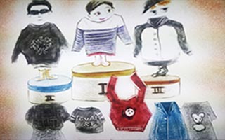 电商彩色沙画视频《Mo&Co.服装》
