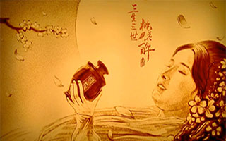 商业《三生三世桃花醉》沙画视频